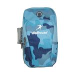 کیف موبایل بازویی ورزشی Wellhouse طرح استتار آبی